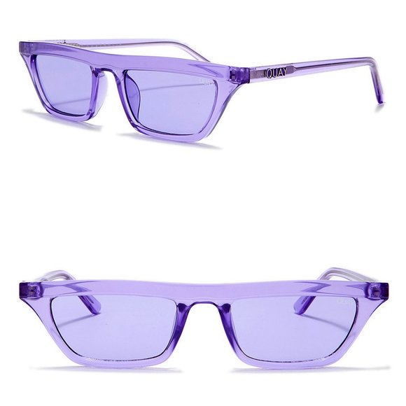 Quay Australia Accessories - Quay Finesse 35mm Violet Purple Shades Sunglasses